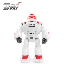 DWI Gesture sensing remote control plastic humanoid robot toy with shooting function